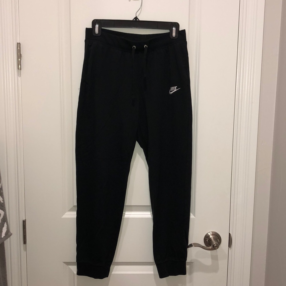 Black Nike joggers